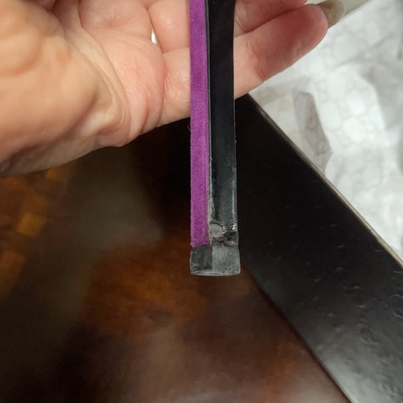 Gucci Purple Suede Heels - Picture 8 of 8